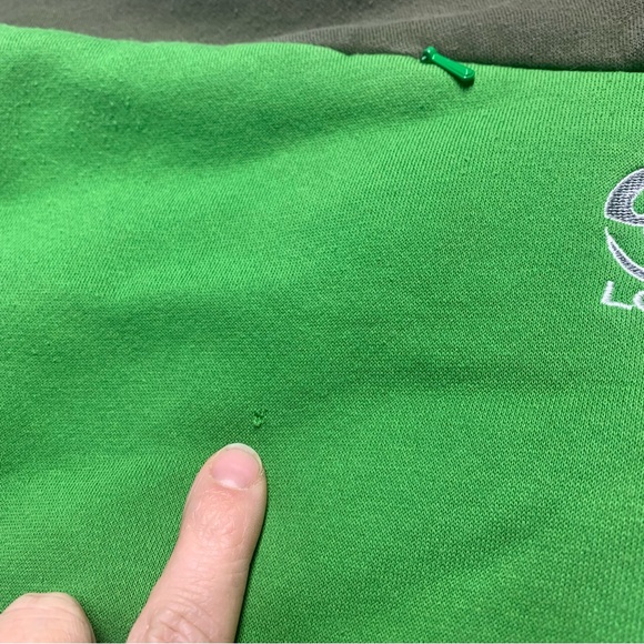 Loki All-Tech hoodie Sweatshirt built in mittens/face cover Marvel Green size 7 - Picture 3 of 12